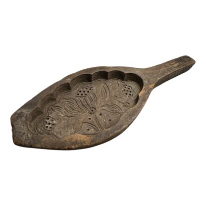 Antique Maple Sugar Hand Carved Wood Treen Candy Mold