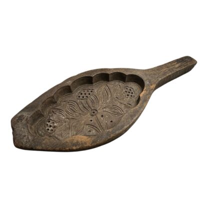 Antique Maple Sugar Hand Carved Wood Treen Candy Mold - Image 3