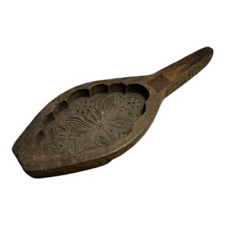 Antique Maple Sugar Hand Carved Wood Treen Candy Mold