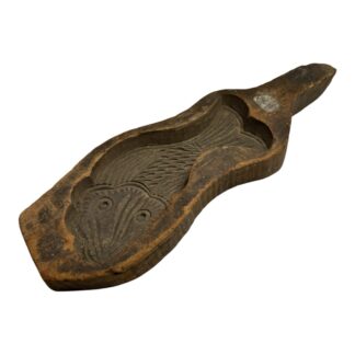 Antique Maple Sugar Hand Carved Wood Treen Candy Mold