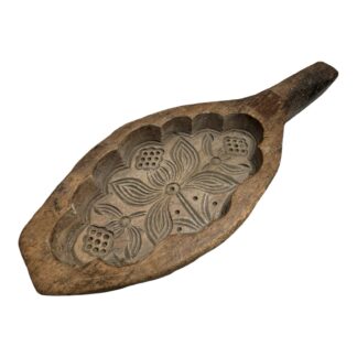 Antique Maple Sugar Hand Carved Wood Treen Candy Mold