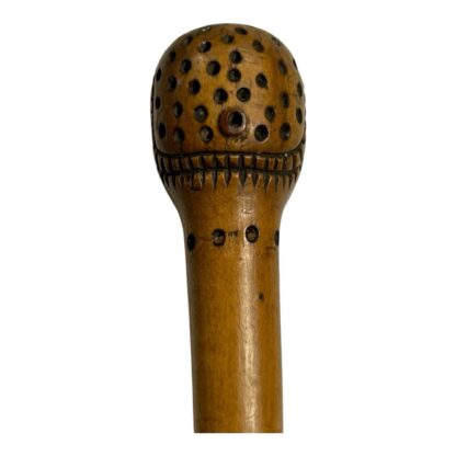Antique Hand Carved Wood Folk Art Figural Chisel - Image 6