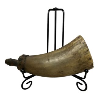 Vintage Revolutionary War Era American Powder Horn