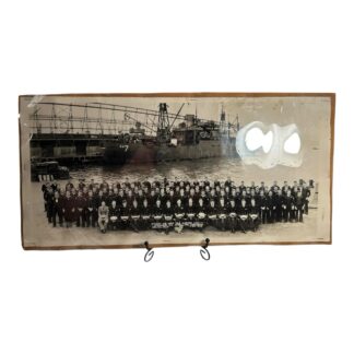 Vintage WW2 USS Alcoyne Attack Cargo Ship Photograph
