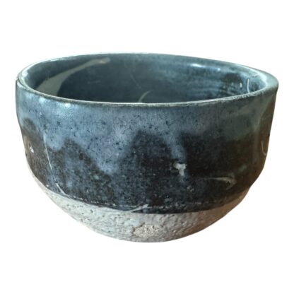 Vintage Japanese Studio Pottery Abstract Matcha Tea Bowl (Makoto Yabe) - Image 7
