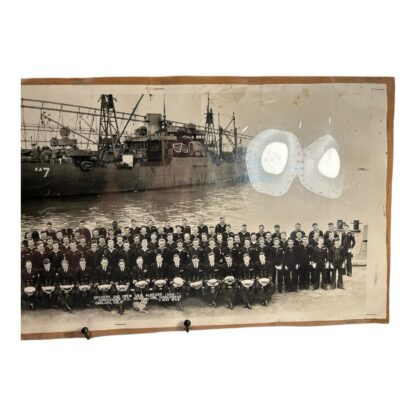 Vintage WW2 USS Alcoyne Attack Cargo Ship Photograph - Image 4