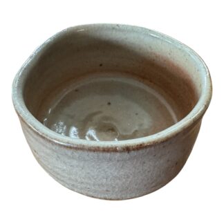 Vintage Japanese Pottery Earthtone Glazed Matcha Tea Bowl