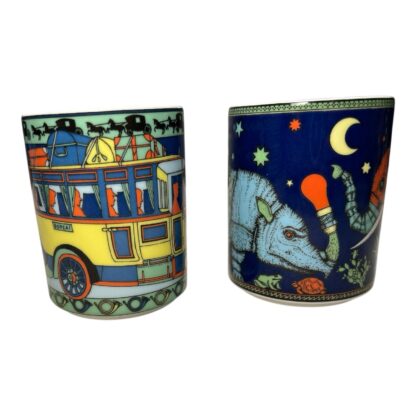 Vintage Bopla Lagenthal Swiss Made Set of Two 2 Coffee Mugs - Image 5