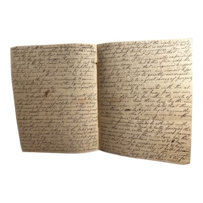 Antique Hand Written Temperance Sermon by Rev. Jonathan Harthing - Image 3