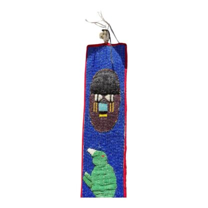 Vintage Hand Made African Nigerian Beaded Wall Hanging Sash - Image 3