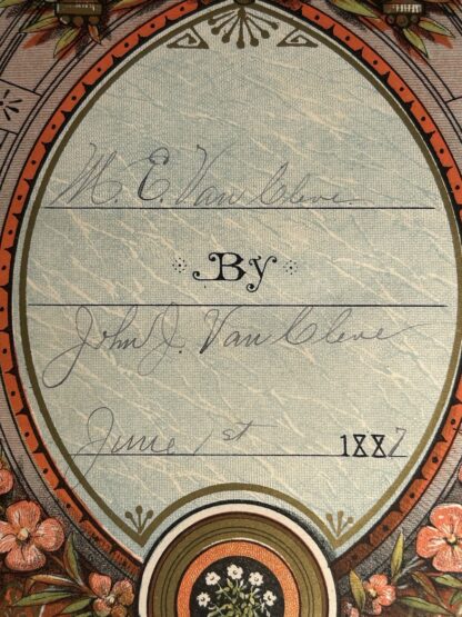 Antique Oversize Leather Bound Family Bible - Image 6