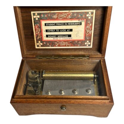 Vintage Swiss Thorens 3 Song Music Box - Image 5