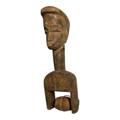 Antique Hand Carved African Baule Tribal Art Heddle Pulley - Image 3