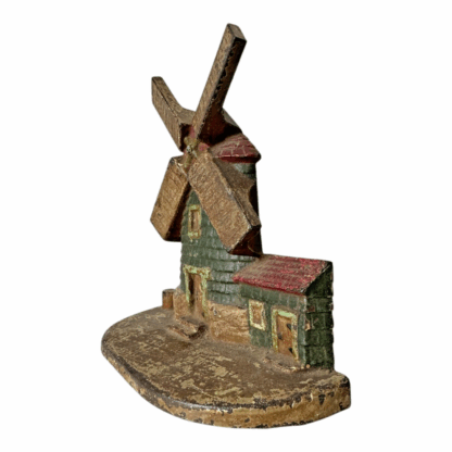 Antique Hubley Windmill Cast Iron Doorstop (#10) - Image 2
