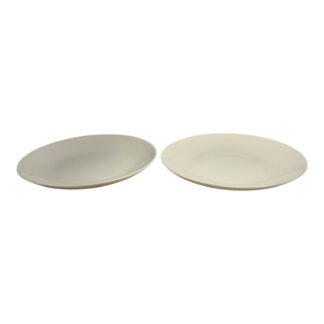 Vintage Eva Zeisel Museum White Castleton China Bread Plates Set of Two