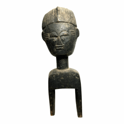 Antique Hand Carved African Baule Tribal Art Heddle Pulley - Image 2