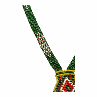Antique Native American Cermonial Beaded Sash Necklace - Image 5