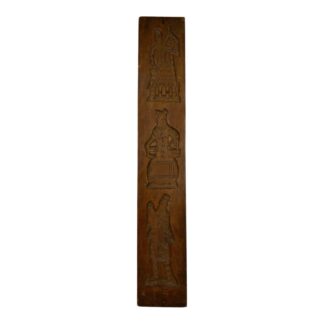 Antique Springerle Speculaas Double Side Ginger Bread Folk Art Cookie Stamp Mold