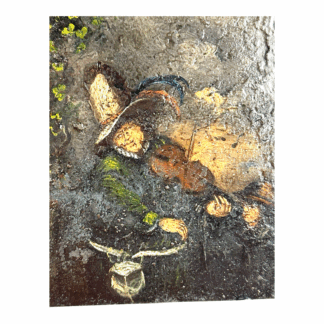 Antique 17th Century Dutch School Oil Painting on Metal - Man playing Violin