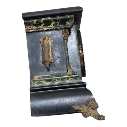 Antique Gilbert Bristol Mantel Clock with Brass Detailing & Pillars - Image 3