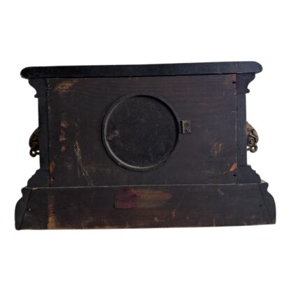 Antique Gilbert Bristol Mantel Clock with Brass Detailing & Pillars - Image 5