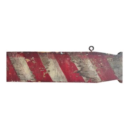 Antique Double Sided Barbershop Barber Pole Hanging Advertising Trade Sign - Image 5