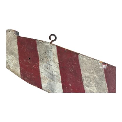 Antique Double Sided Barbershop Barber Pole Hanging Advertising Trade Sign - Image 14