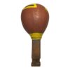 Antique Native American Gourd Rattle with Feathers - Image 9