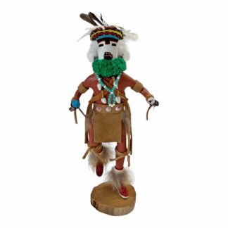 Vintage Hand Carved Native American Hopi Deer Kachina (Signed, M Nelson)