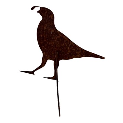 Antique Rustic Folk Art Metal Bobwhite Bird Garden Stake Yard Decor - Image 9