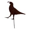 Antique Rustic Folk Art Metal Bobwhite Bird Garden Stake Yard Decor - Image 10