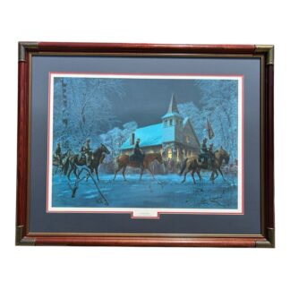 Vintage Civil War Print Southern Stars Kernstown VA 1862 (Signed Mort Kunstler)