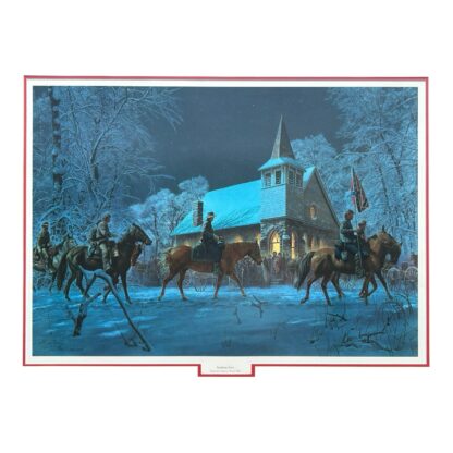 Vintage Civil War Print Southern Stars Kernstown VA 1862 (Signed Mort Kunstler) - Image 3