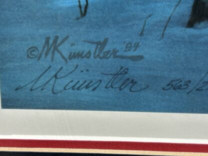 Vintage Civil War Print Southern Stars Kernstown VA 1862 (Signed Mort Kunstler) - Image 11