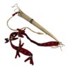 Vintage Authentic Native American Elk Antler Studded Quirt - Image 2