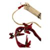 Vintage Authentic Native American Elk Antler Studded Quirt - Image 7