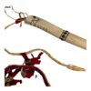 Vintage Authentic Native American Elk Antler Studded Quirt - Image 8