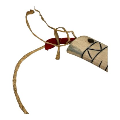 Vintage Authentic Native American Elk Antler Studded Quirt - Image 11
