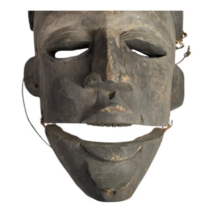 Antique Authentic Nigerian Dancing Ogoni Elu Mask with Articulated Jaw - Image 3