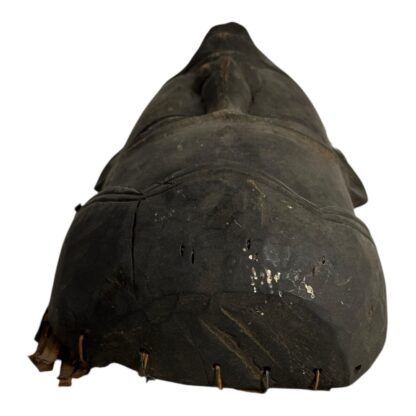 Antique Authentic Nigerian Dancing Ogoni Elu Mask with Articulated Jaw - Image 8