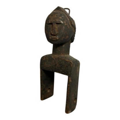 Antique Hand Carved African Baule Tribal Art Heddle Pulley - Image 4