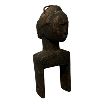 Antique Hand Carved African Baule Tribal Art Heddle Pulley - Image 5