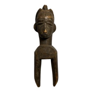 Antique Hand Carved African Baule Tribal Art Heddle Pulley