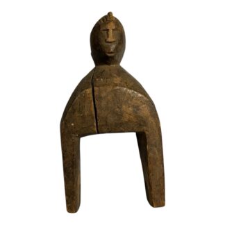 Antique Hand Carved African Baule Tribal Art Heddle Pulley