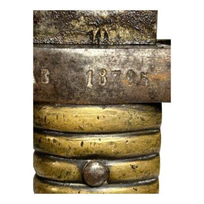 Antique French Model 1866 Chassepot St. Etienne Bayonet Sword Matching Scabbard - Image 9