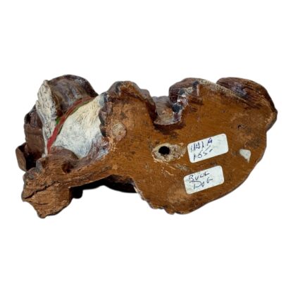 Vintage Americana Folk Art Hand-Carved Wooden Bulldog Doorstop - Image 6