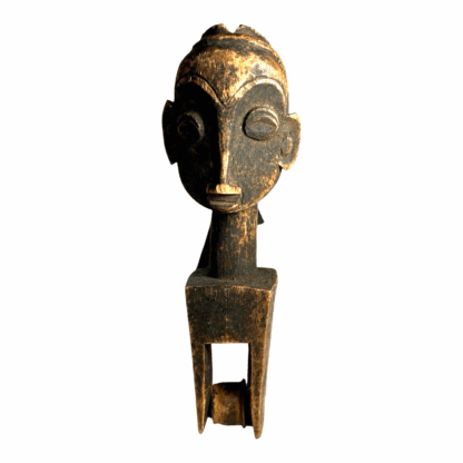Antique Hand Carved African Baule Tribal Art Heddle Pulley - Image 2
