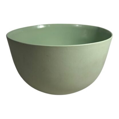 Vintage Teal Ceramic Serving Bowl Owned by Martha Stewart at Turkey Hill Kitchen - Image 2