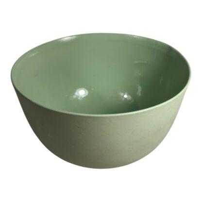 Vintage Teal Ceramic Serving Bowl Owned by Martha Stewart at Turkey Hill Kitchen - Image 3