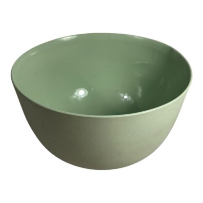 Vintage Teal Ceramic Serving Bowl Owned by Martha Stewart at Turkey Hill Kitchen - Image 4